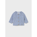 Giacchino lungo tricot Celeste vig 037