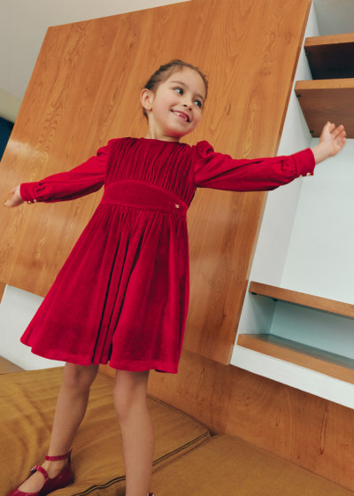 Vestito velluto glitter