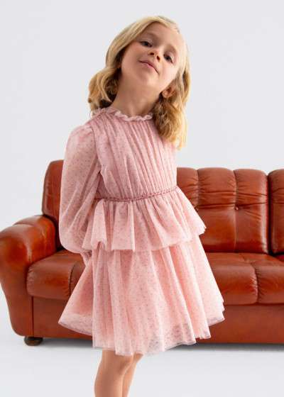 Vestito tulle glitter