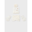 Compl. cappello sciarpa fiori Macchiato 085