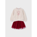 Compl. gonna tulle fantasia Ciliegia 078