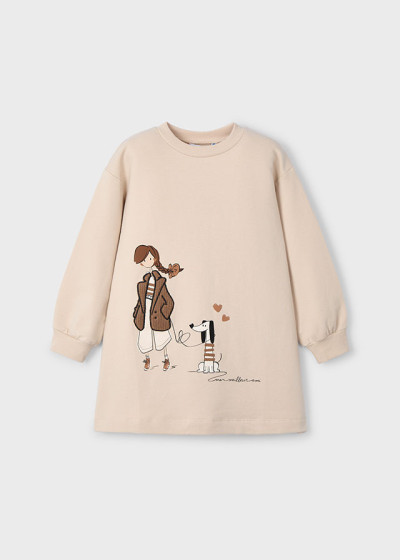 Vestito felpa Sabbia 068