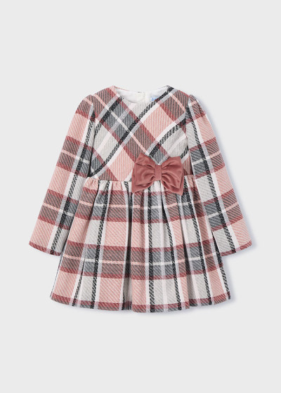 Vestito quadri Cipria 041