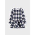 Vestito punto jacquard Marino 089