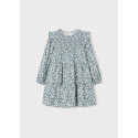 Vestito velluto stampato Salvia 042