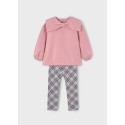 Compl. felpa leggings quadro Cipria 041
