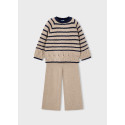 Compl. pantalone tricot righe Toffe vig 088