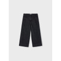 Pantalone denim wide leg Nero 084