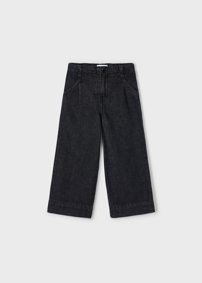 Pantalone denim wide leg...