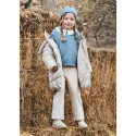 Pantalone pinces Beige 068