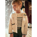 Giacca tricot boucle Mandorla 035