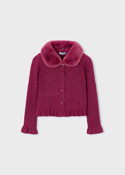 Cardigan tricot colletto...