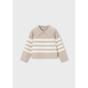 Maglione righe collo Toffe vig 046