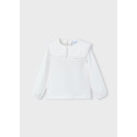 Blusa collo volant Panna 033