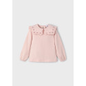 Blusa collo volant Pastello 032