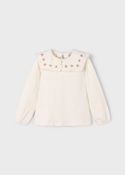 Blusa collo volant...