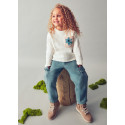 Maglietta m/l tasca crochet Macchiato 078