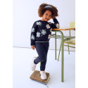 Pantalone felpa basico Marino 038