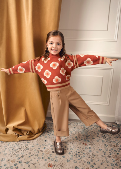 Pantalone culotte crepe