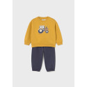Tuta pullover e pantalone Mostarda 063