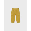 Pantalone jogger cargo Mostarda 085