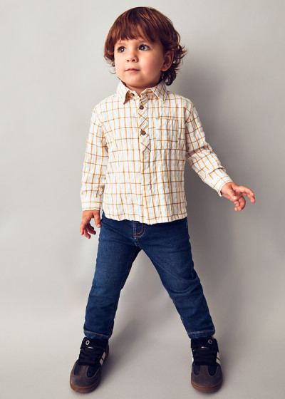 Pantalone soft denim Scuro 070