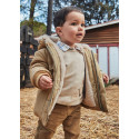 Giaccone orecchie pelo Beige 050