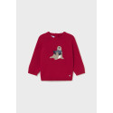 Maglioncino intarsio animal Rosso 021