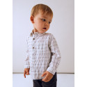 Camicia m/l quadri Ombra 095
