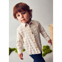 Camicia m/l quadri Mostarda 096