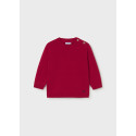 Jersey collo tondo basico Rosso 047