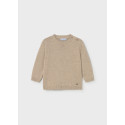 Jersey collo tondo basico Beige 046
