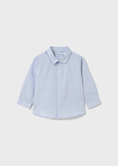 Camicia m/l basica Celeste...