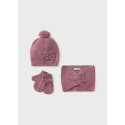 Compl. cappello mutanda muffole Rosato mez 049