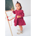 Vestito punto strutturato Rosso 040