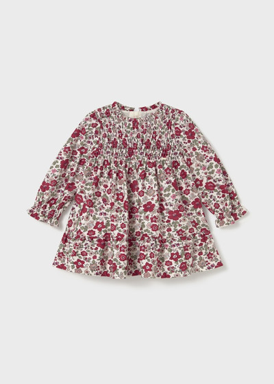 Vestito stampato Rosso 027