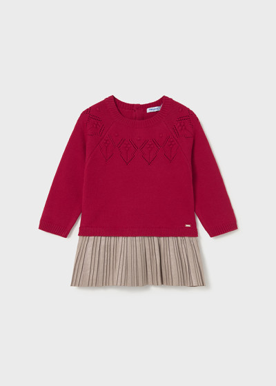 Vestito combinato tricot...