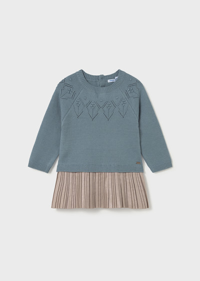 Vestito combinato tricot...