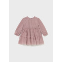 Vestito tulle floccato Quarzo 078