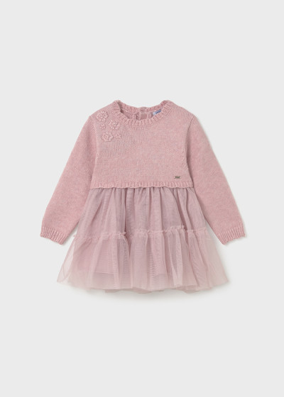 Vestito combinato tricot...