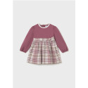 Vestito quadri coordinato Rosato 069