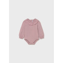 Body con collo ricamato Quarzo 019