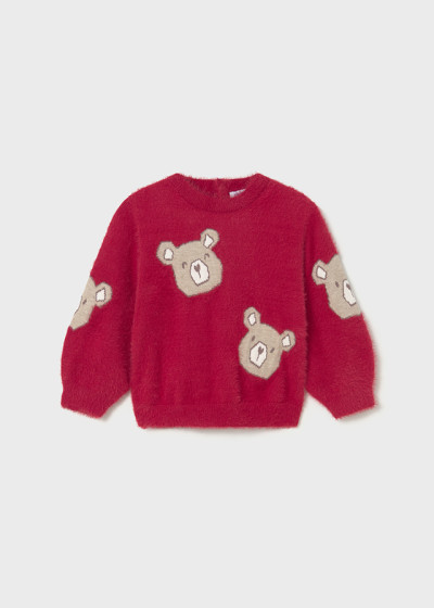 Maglione pelo Rosso 059