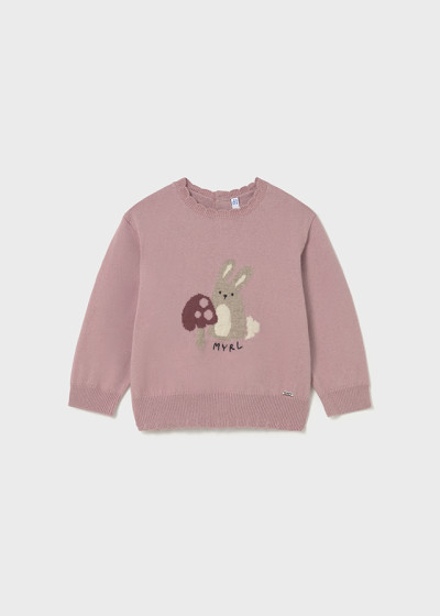 Maglione fino jacquard...