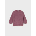 Maglione struttura fiori Rosato mes 052