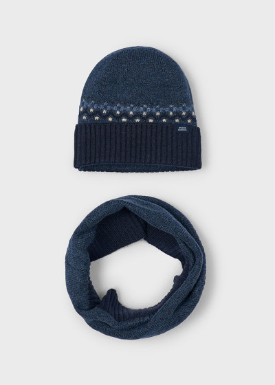 Compl. cappello collo Blu...