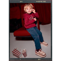 Pantalone soft 5 tasche regular fit Acero 014
