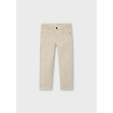 Pantalone soft 5 tasche regular fit Visone 015