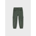 Pantalone cargo Oliva 036
