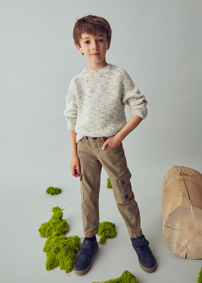 Pantalone cargo Caramello 035